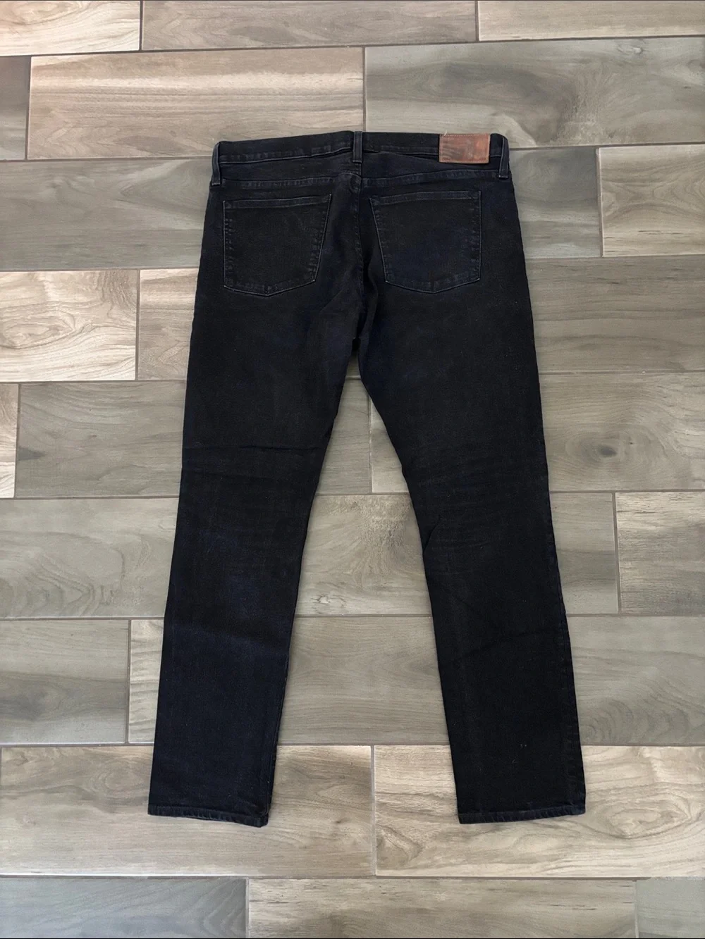 J. Crew 484 Slim Straight Jeans in Black